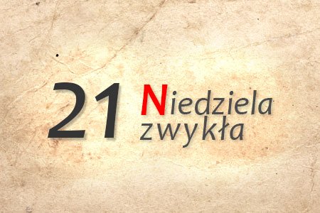 21 Niedziela zwykła