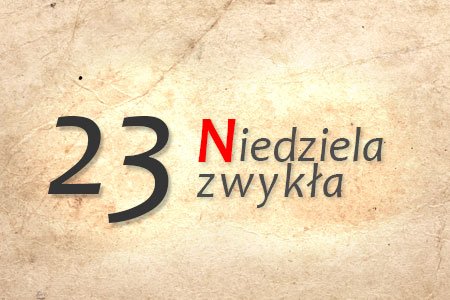 23 Niedziela zwykła