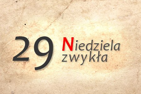 29 Niedziela zwykła